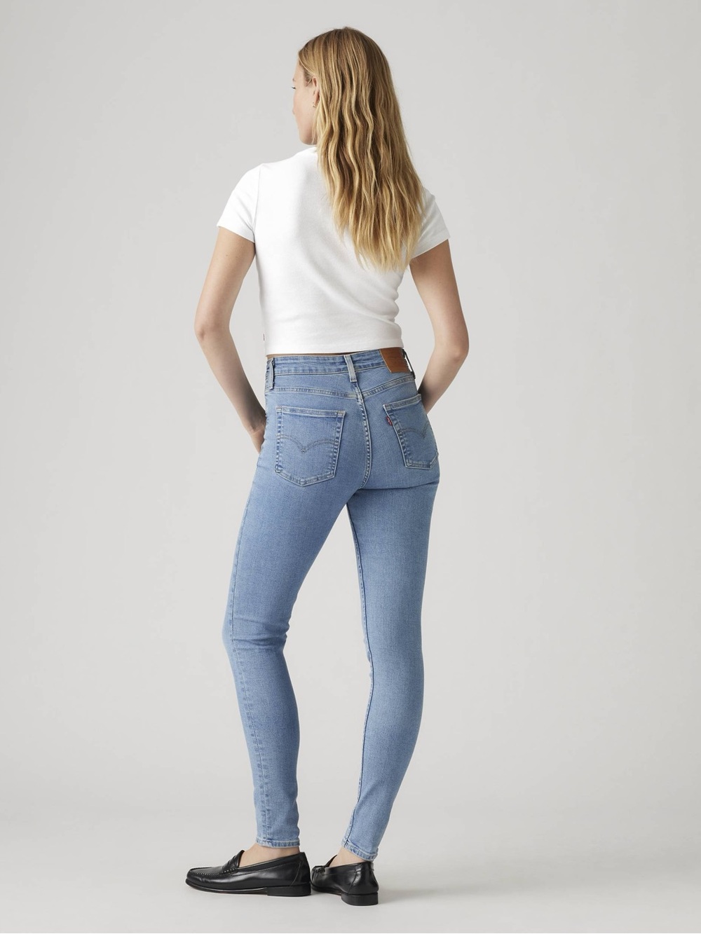 Levi’s 721 Selvedge Skinny Jeans Distressed Light Wash 28